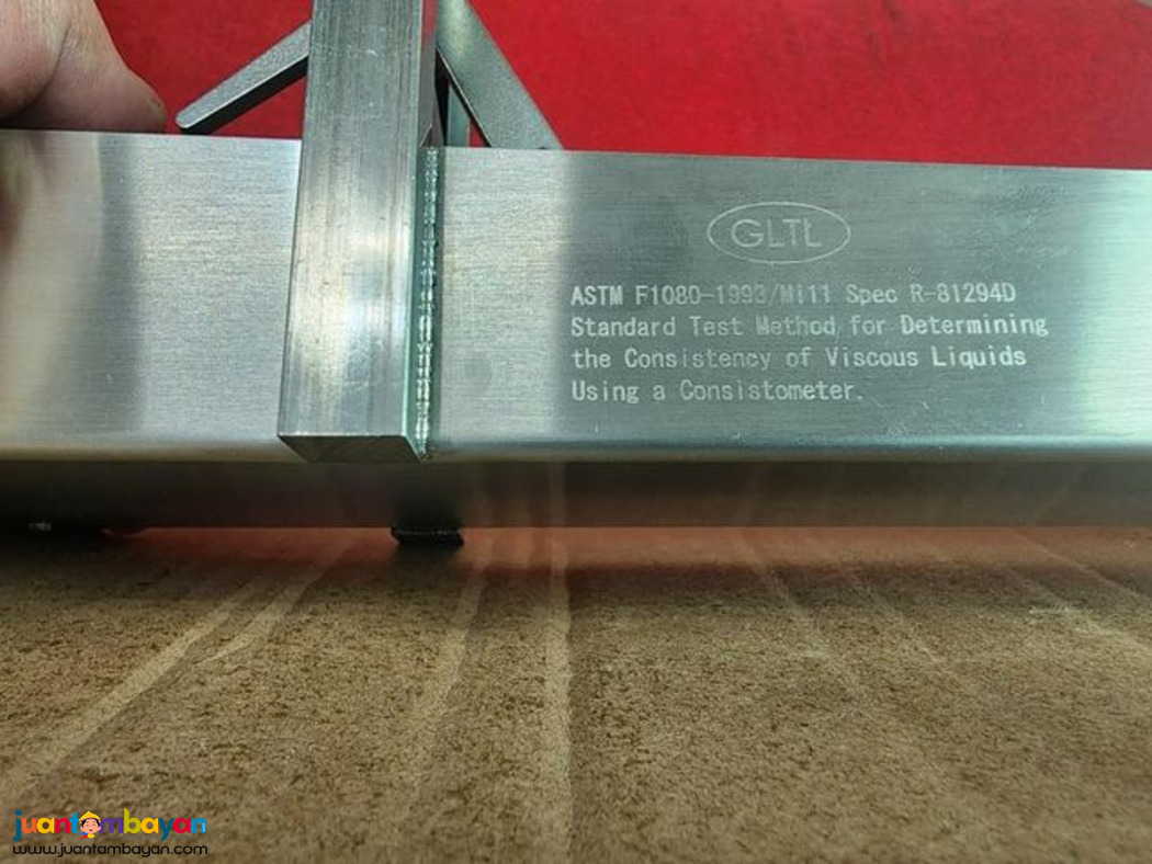 Consistometer, Bostwick Consistometer, GLTL, ZXCON-CON1