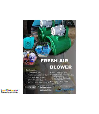 INSTALLATION AND SUPPLY - FRESH AIR BLOWER FOR EXHAUST