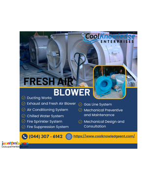 supplying & Installing Of Fresh Air Blower