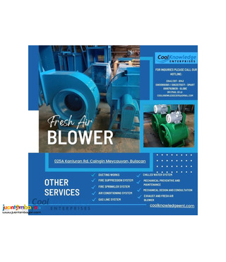 exhaust Blower Fresh Air Blower Ventilation System