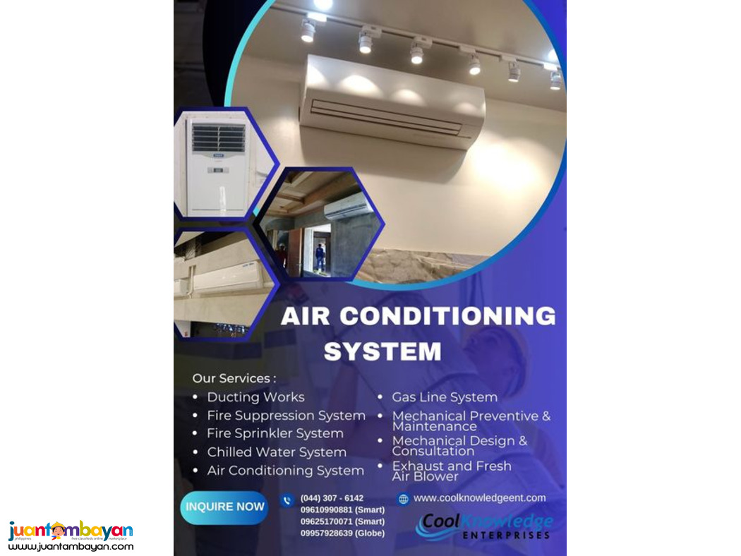 aircon and chilled water installation 