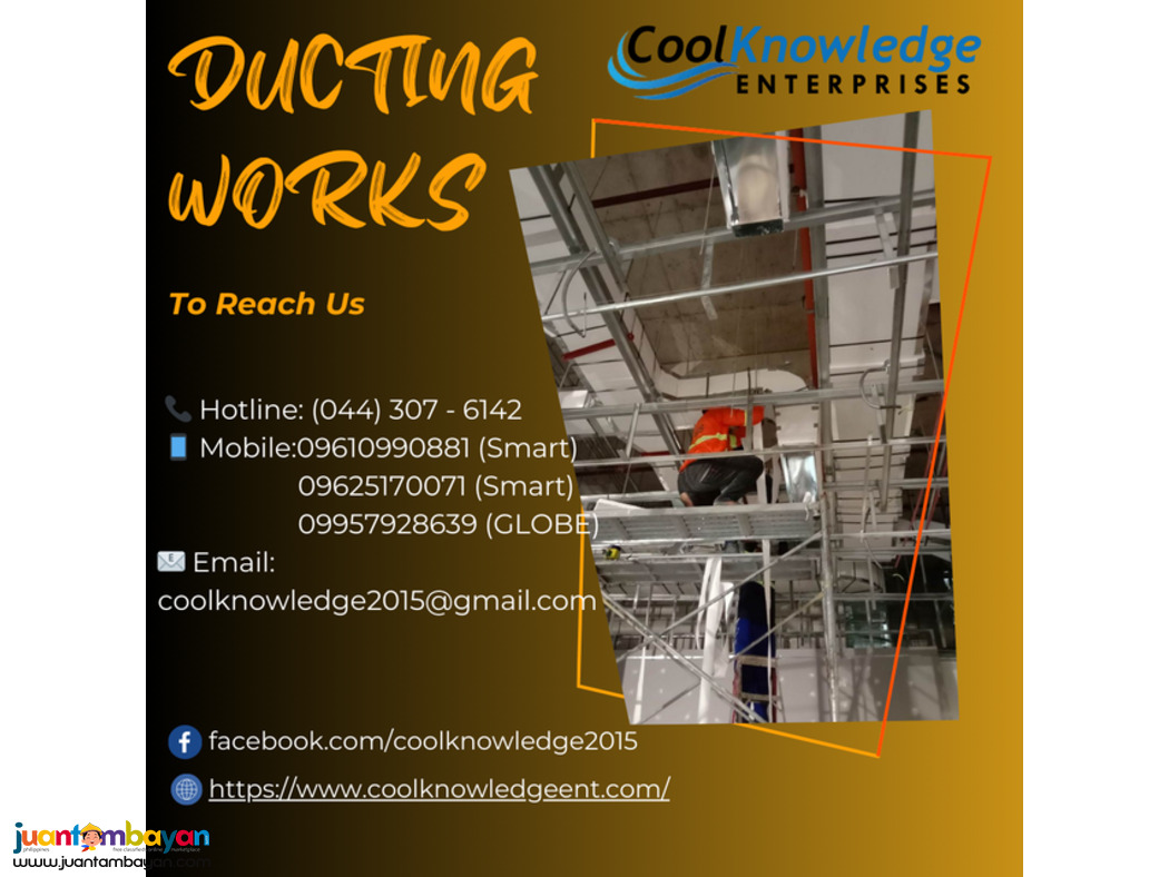 Installation of Ducting Works Around Manila Area
