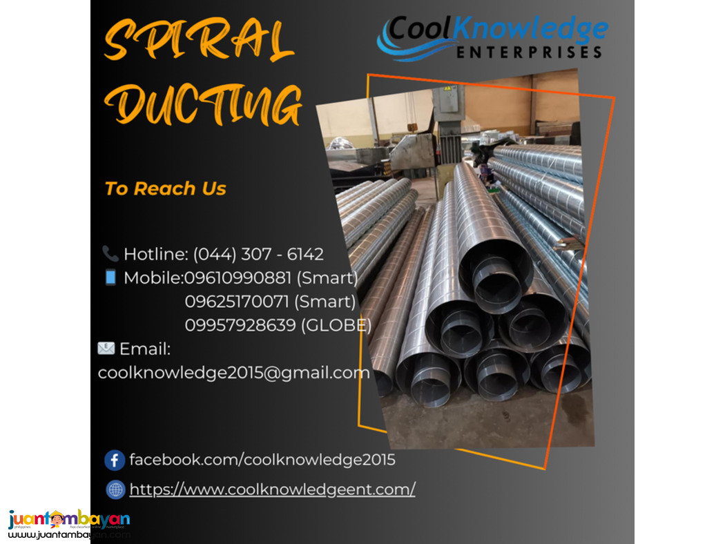 spiral ducting System- Installation Service Around Tacloban