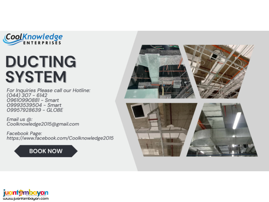 We fabricate and install ducting system manila&bulacan