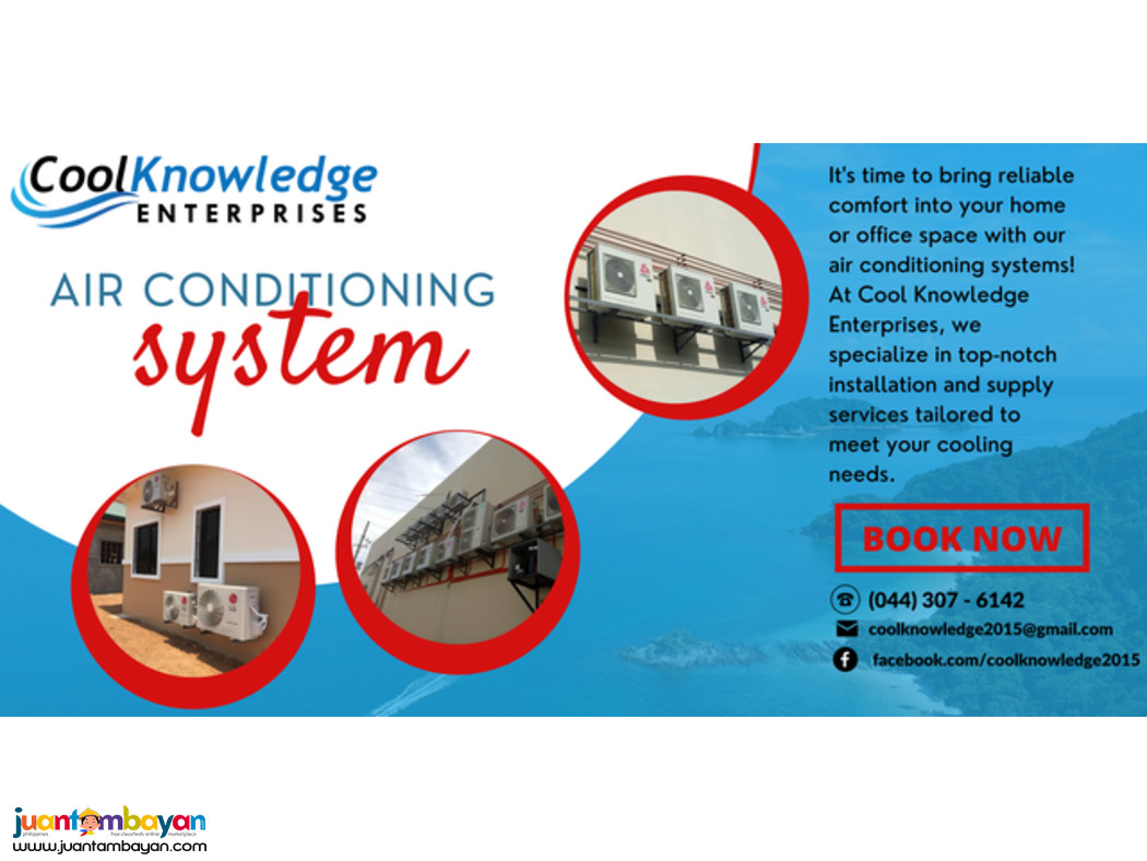 Split Type air conditioning Available Nationwide