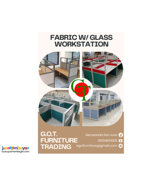 GLASS W/ FABRIC PARTITION (PARTITION/WORKSTATION)