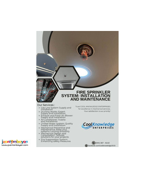 Fire Sprinkler System | Installation and maintenance