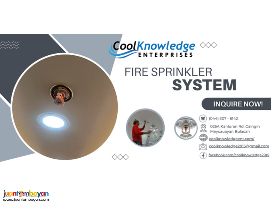 INSTALLING SPRINKLE SYSTEM