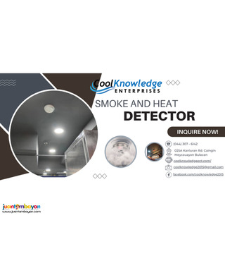 We offer installation services for smoke and heat detectors.