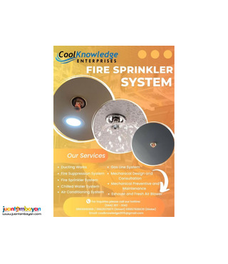 BRAND NEW FIRE SPRINKLER INSTALLATION & SUPPLY