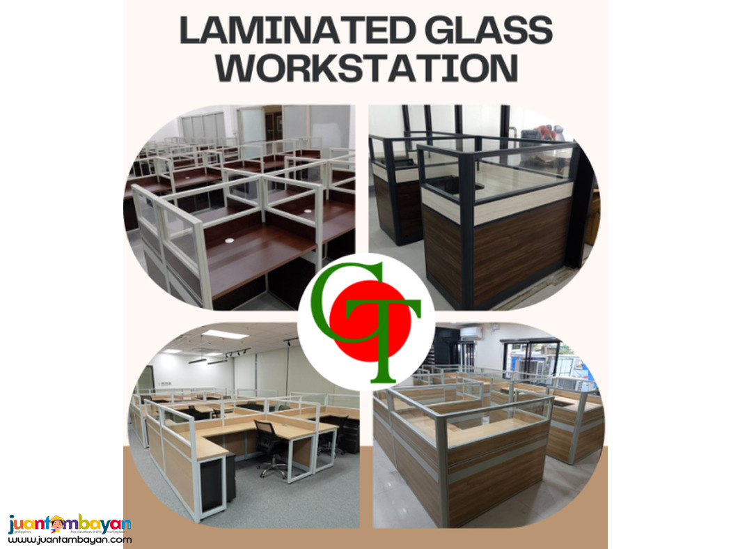 MODULAR LAMINATED PARTITION WITH GLASS