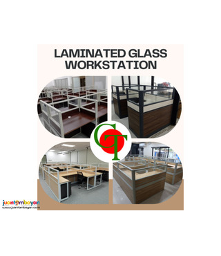 MODULAR LAMINATED PARTITION WITH GLASS