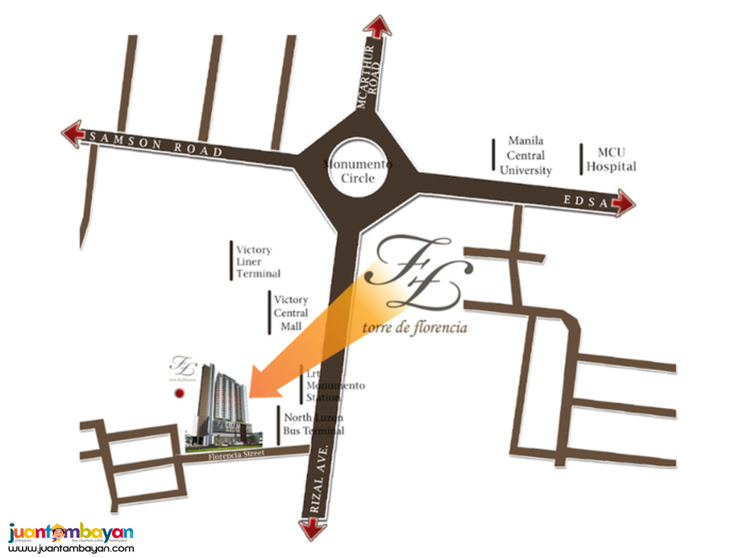 Monumento Studio for Sale near LRT Station & SM Grand Central