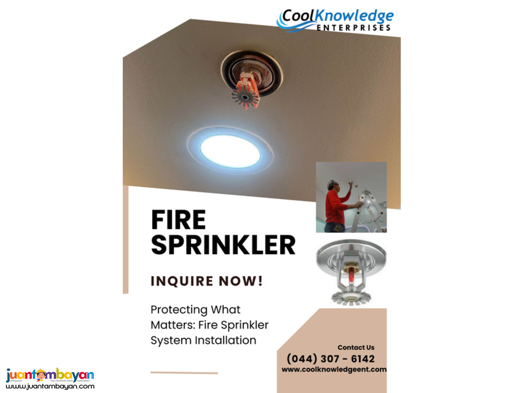 Install & Supply Services {Fire Sprinkler}{Manila}