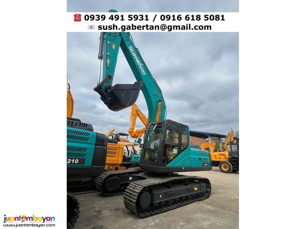0.95 cubic backhoe excavator Sunward swe210