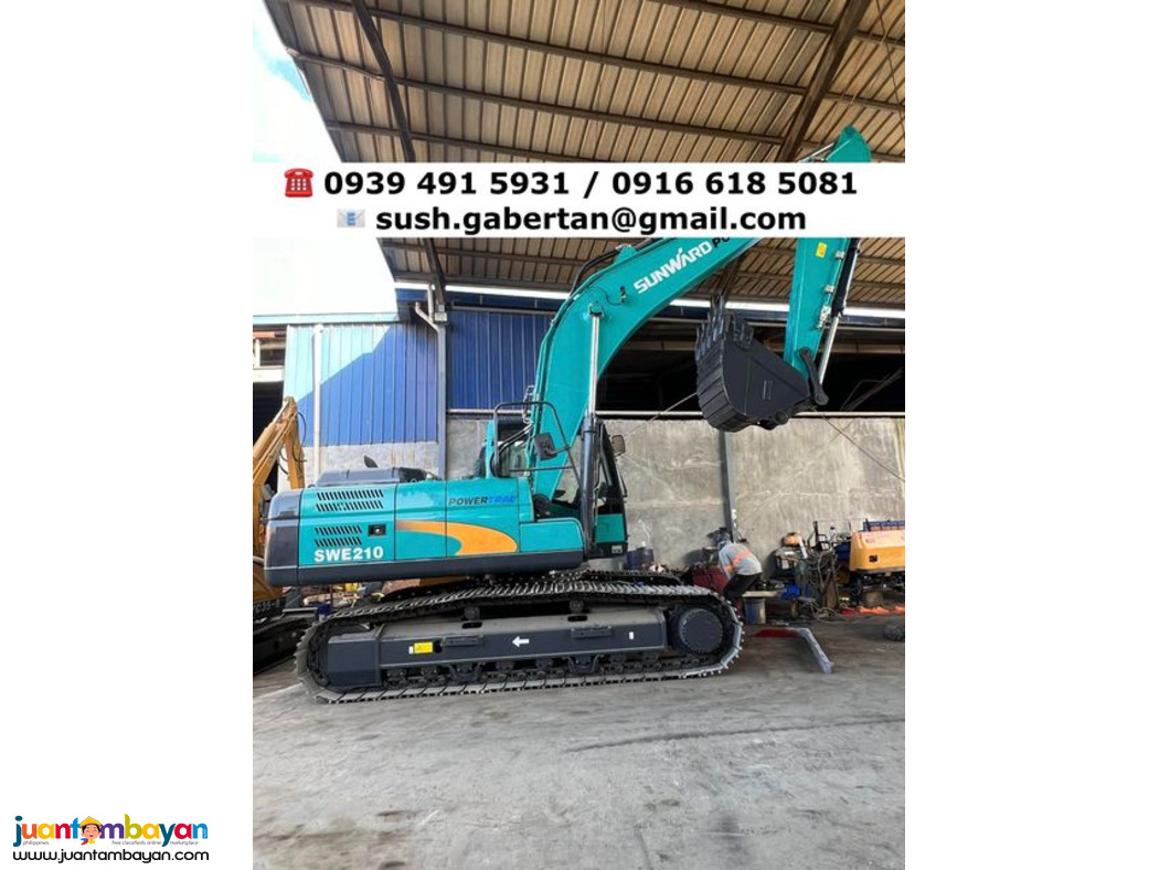 0.95 cubic backhoe excavator Sunward swe210