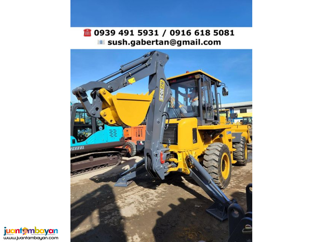 3 in 1 backhoe Loader XCMG WZ30-25 with breaker line