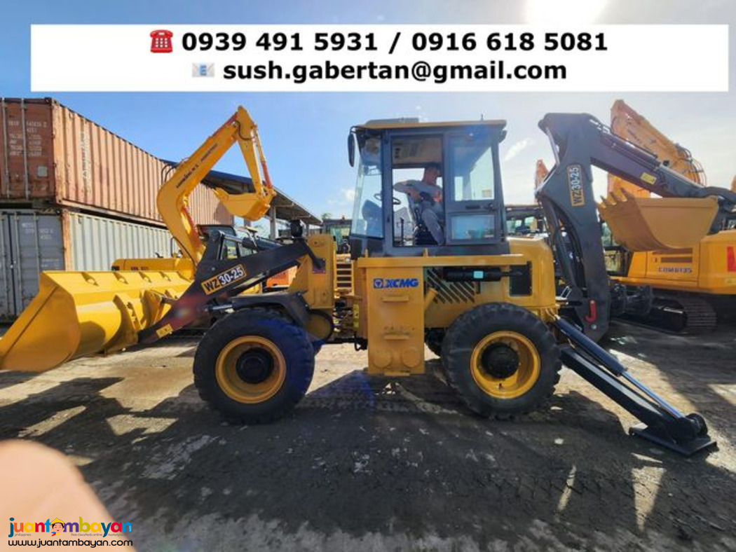 3 in 1 backhoe Loader XCMG WZ30-25 with breaker line