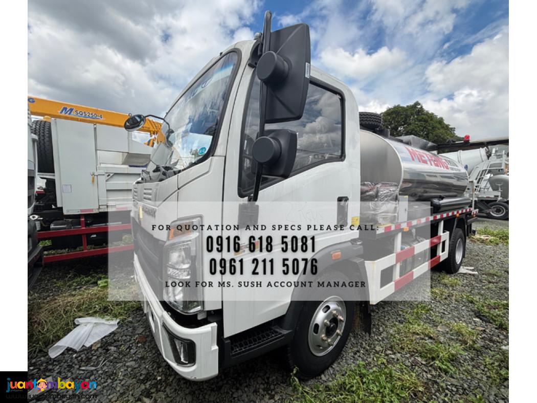 Asphalt Distributor Truck 5KL Euro 5 Sinotruk Homan h3