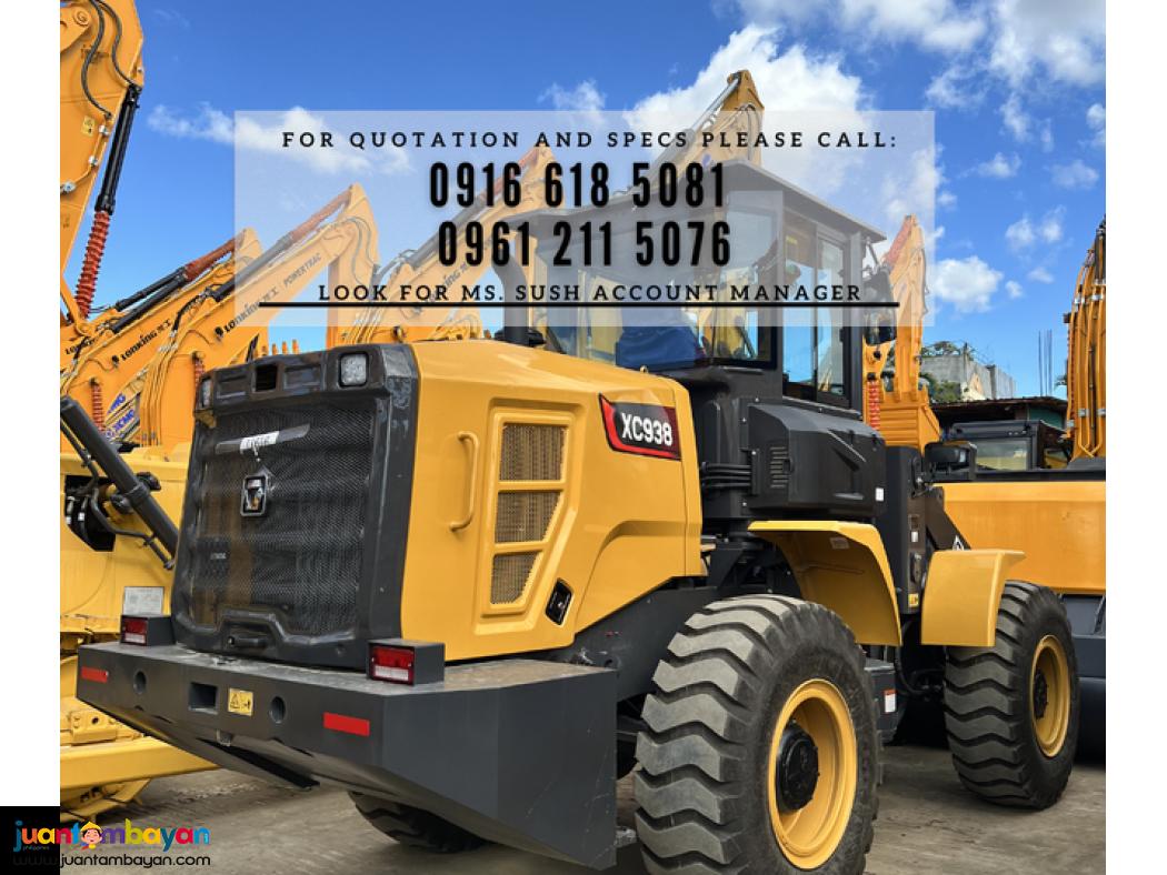 XCMG XC938 WHEEL LOADER 2.1CBM BRAND NEW 