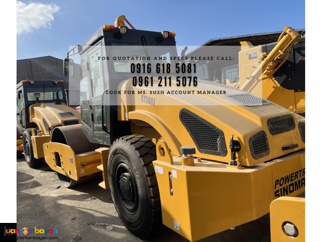 8TONS VIBRATORY ROAD ROLLER GYS08J BRAND NEW