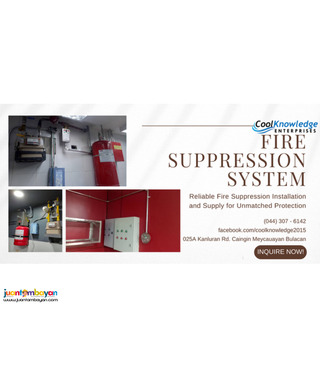 WE INSTALL, SUPPLY FIRE SUPPRESSION | ENSURE YOUR SAFETY