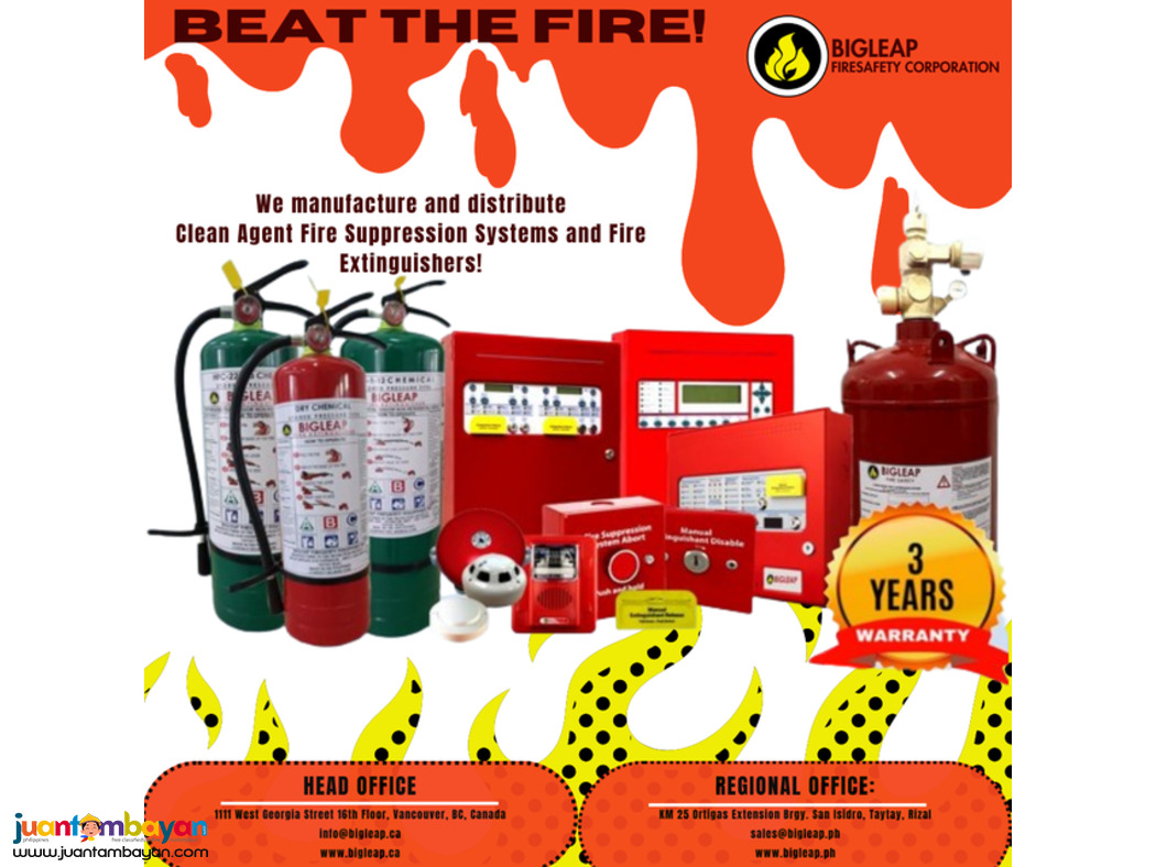 Clean Agent Fire Suppression System and Fire Ex Manufacturer