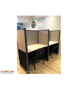 2 OFFICE SHARING CUBICLES 140CM HEIGHT