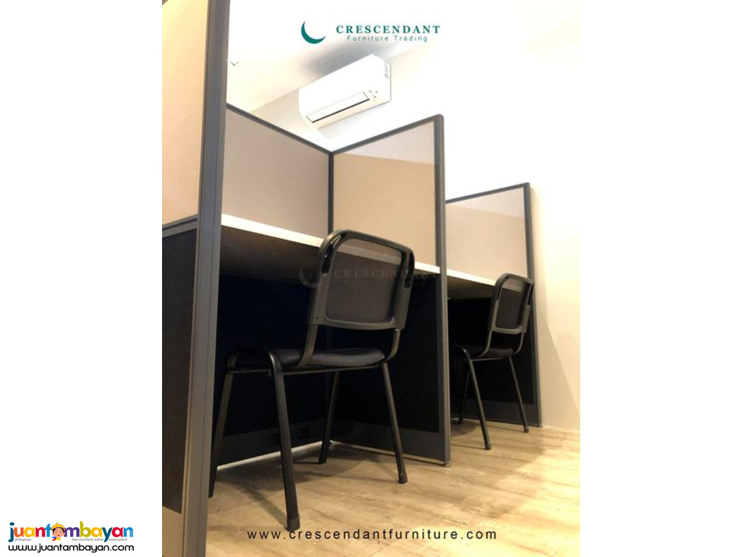 2 OFFICE SHARING CUBICLES 140CM HEIGHT