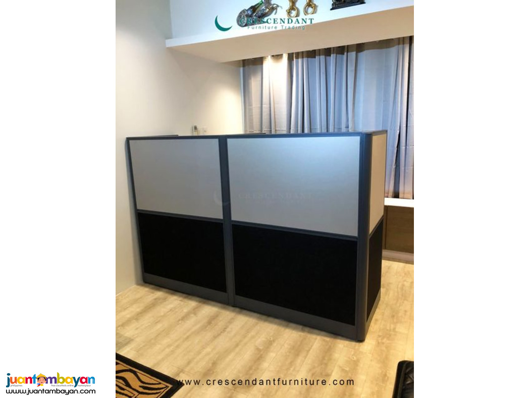 2 OFFICE SHARING CUBICLES 140CM HEIGHT