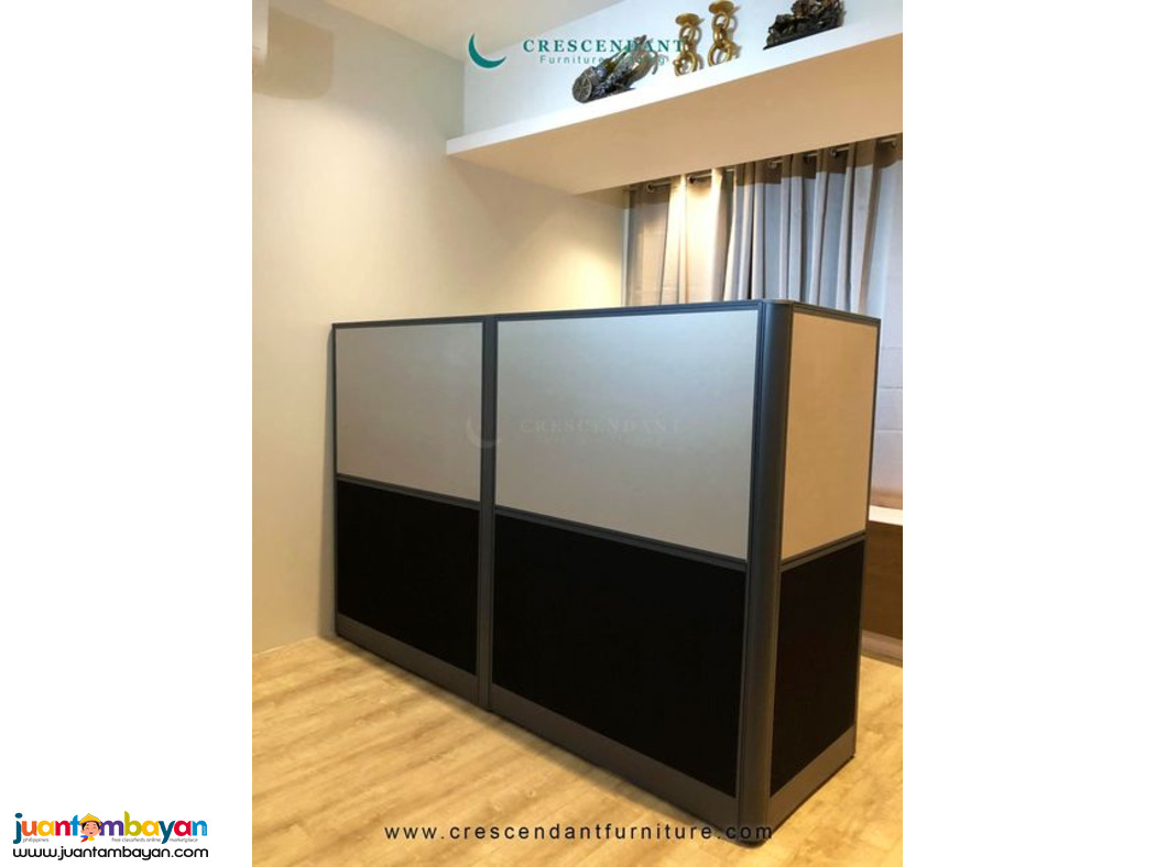 2 OFFICE SHARING CUBICLES 140CM HEIGHT