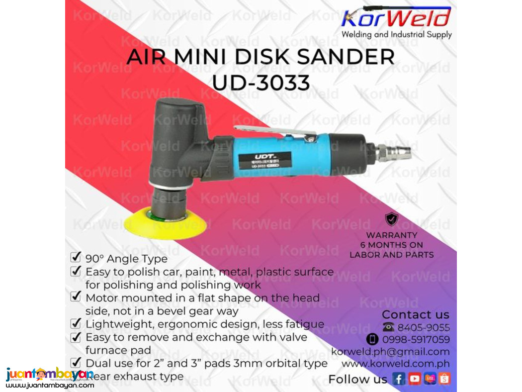 Air Mini Disk Sander UD-3033