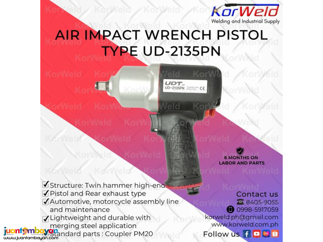 Air Impact Wrench Pistol Type UD-2135PN