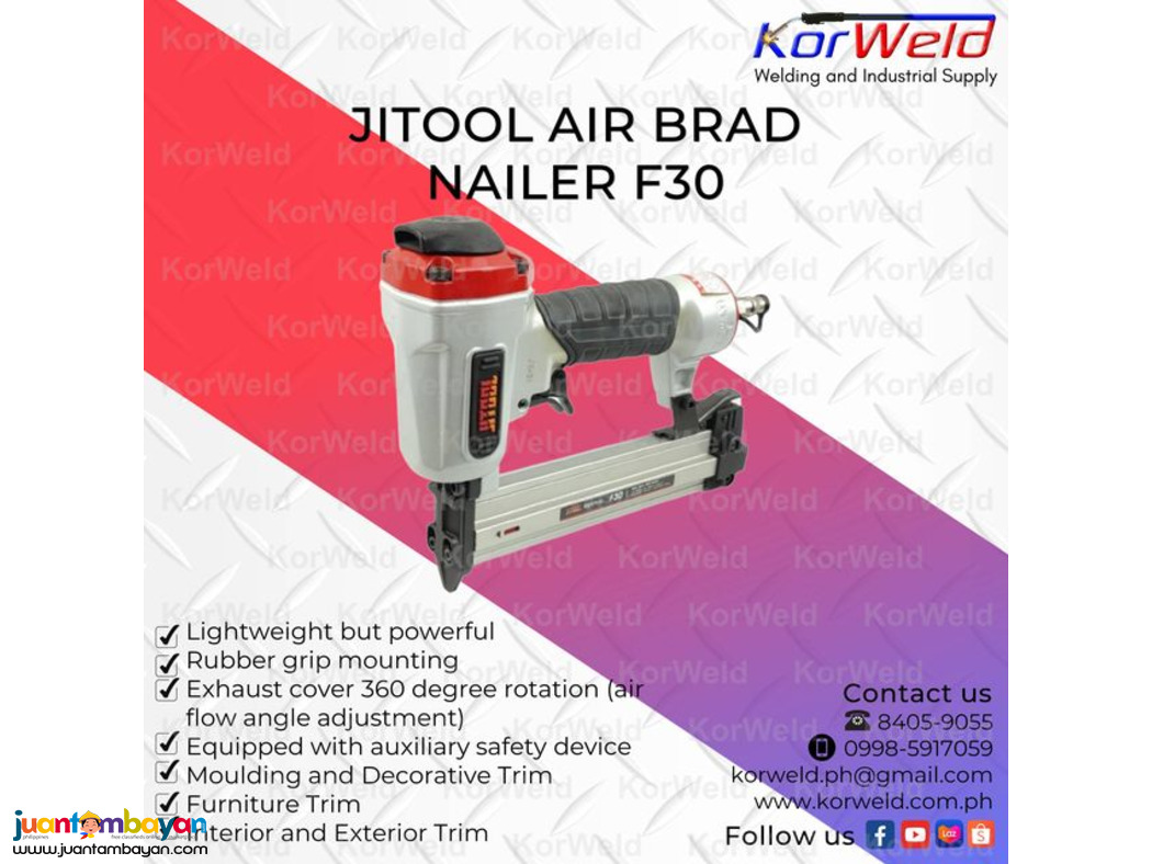 Jitool Air Brad Nailer F30