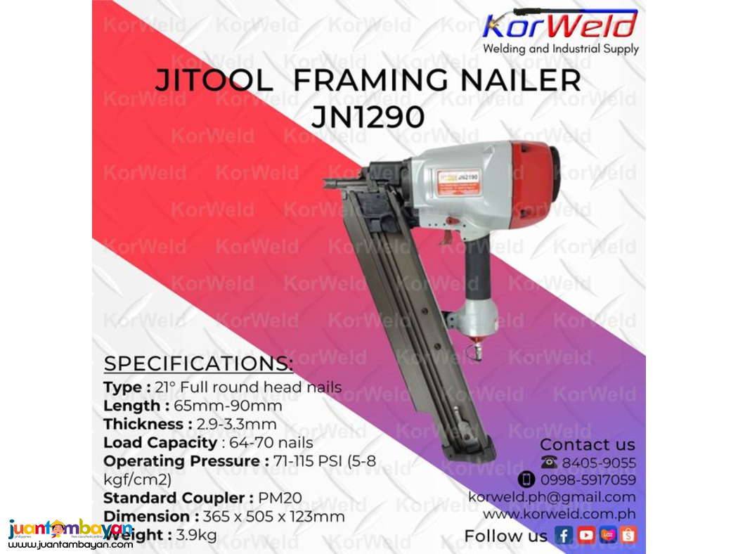 Jitool Framing Nailer JN1290