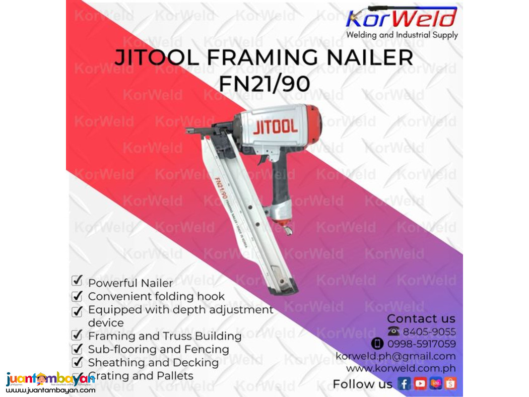Jitool Framing Nailer FN21/90