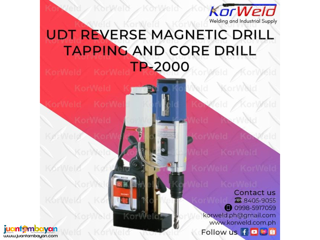 UDT Reverse Magnetic Drill Tapping And Core Drill TP-2000