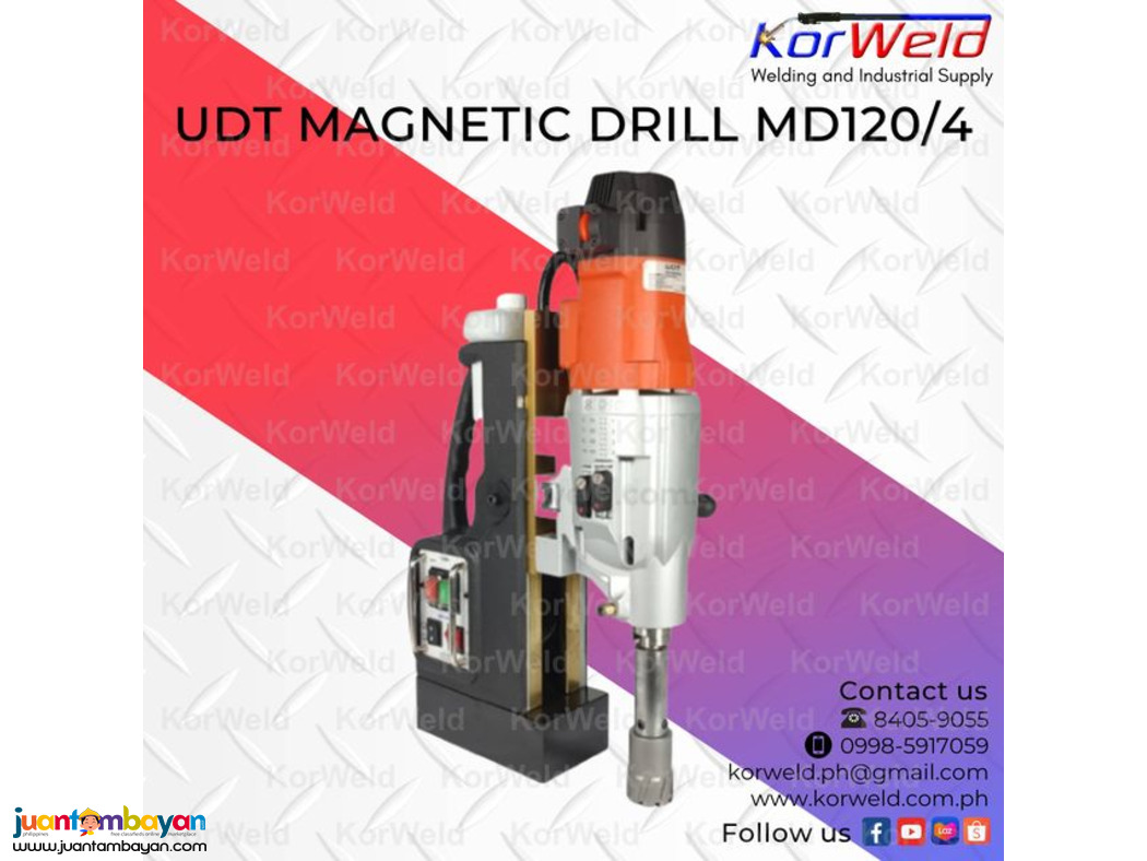 UDT Magnetic Drill MD120/4