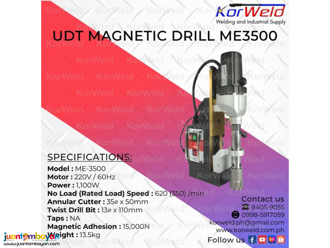 UDT Magnetic Drill ME-3500
