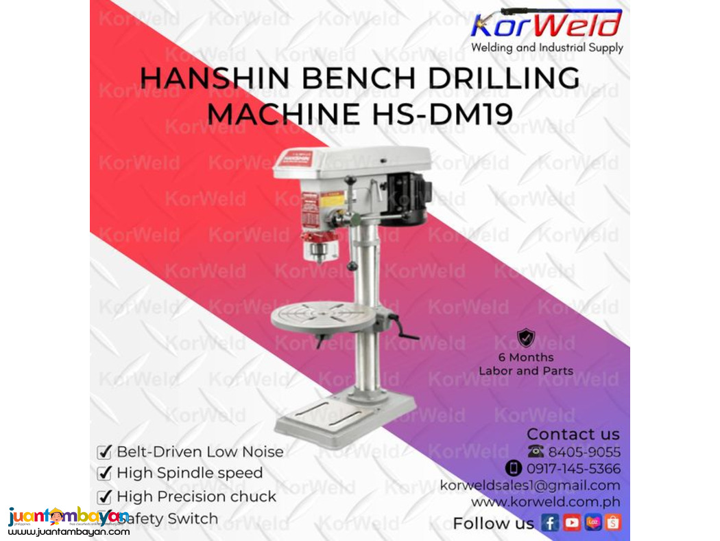 Hanshin Bench Drilling Machine HS-DM19
