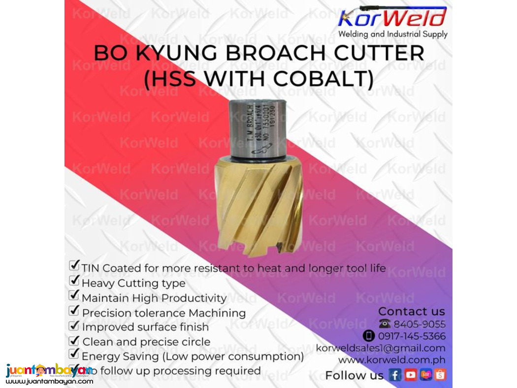 Bo Kyung Broach Cutter (HSS With Cobalt)