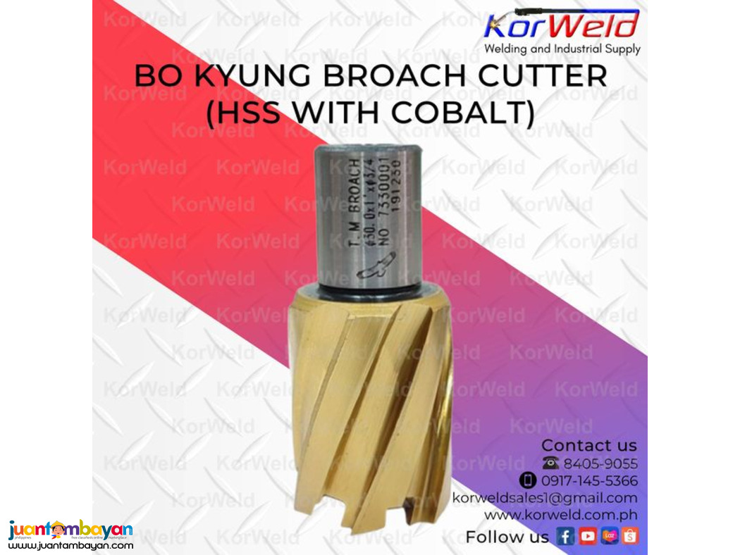 Bo Kyung Broach Cutter (HSS With Cobalt)