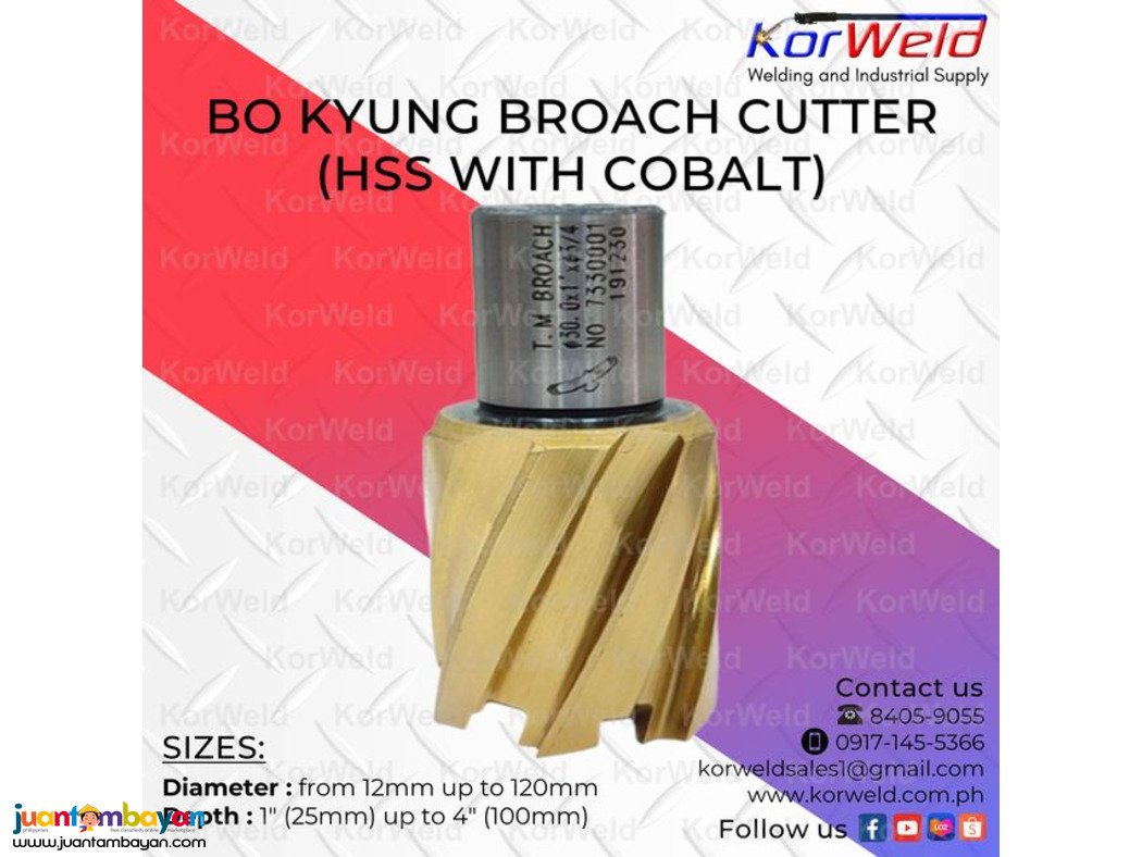 Bo Kyung Broach Cutter (HSS With Cobalt)