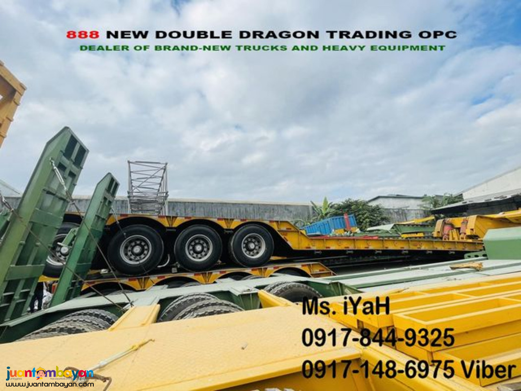  LOWBED TRAILER 16W 2 Wires 4 AXLE 40FT, 80T