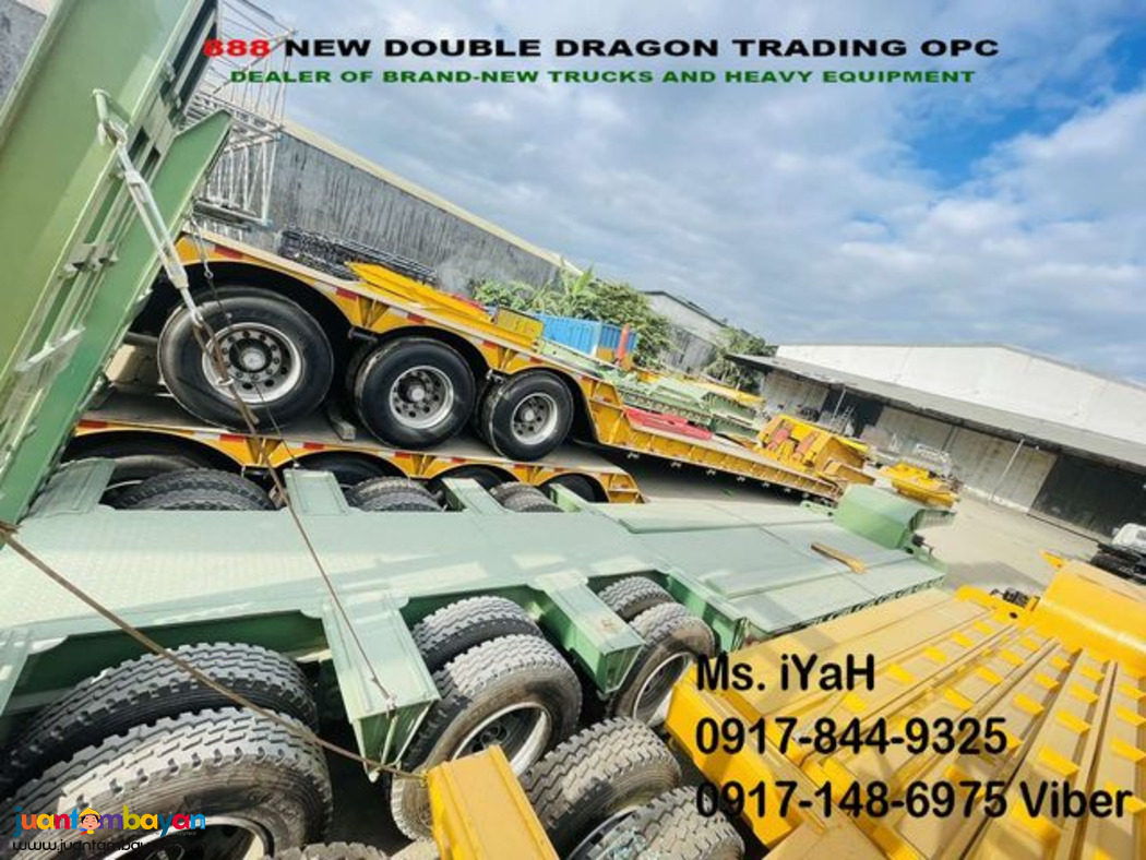  LOWBED TRAILER 16W 2 Wires 4 AXLE 40FT, 80T