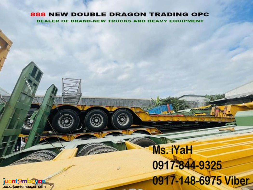  LOWBED TRAILER 16W 2 Wires 4 AXLE 40FT, 80T