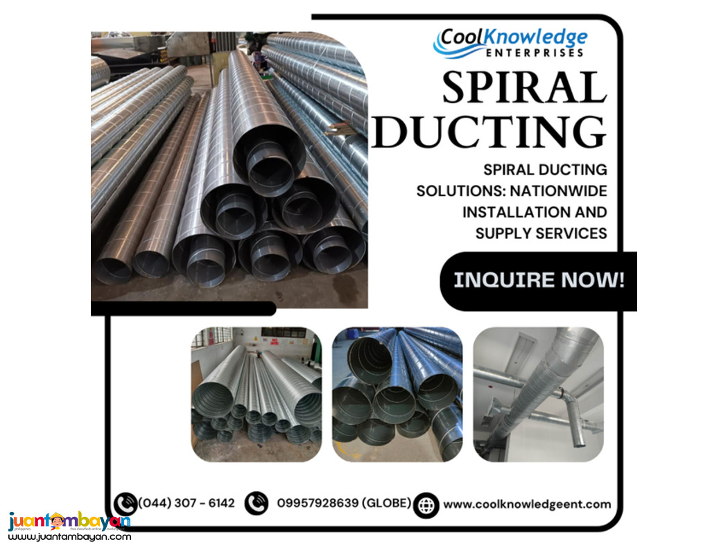 Fabrication & Installation Of Spiral Duct