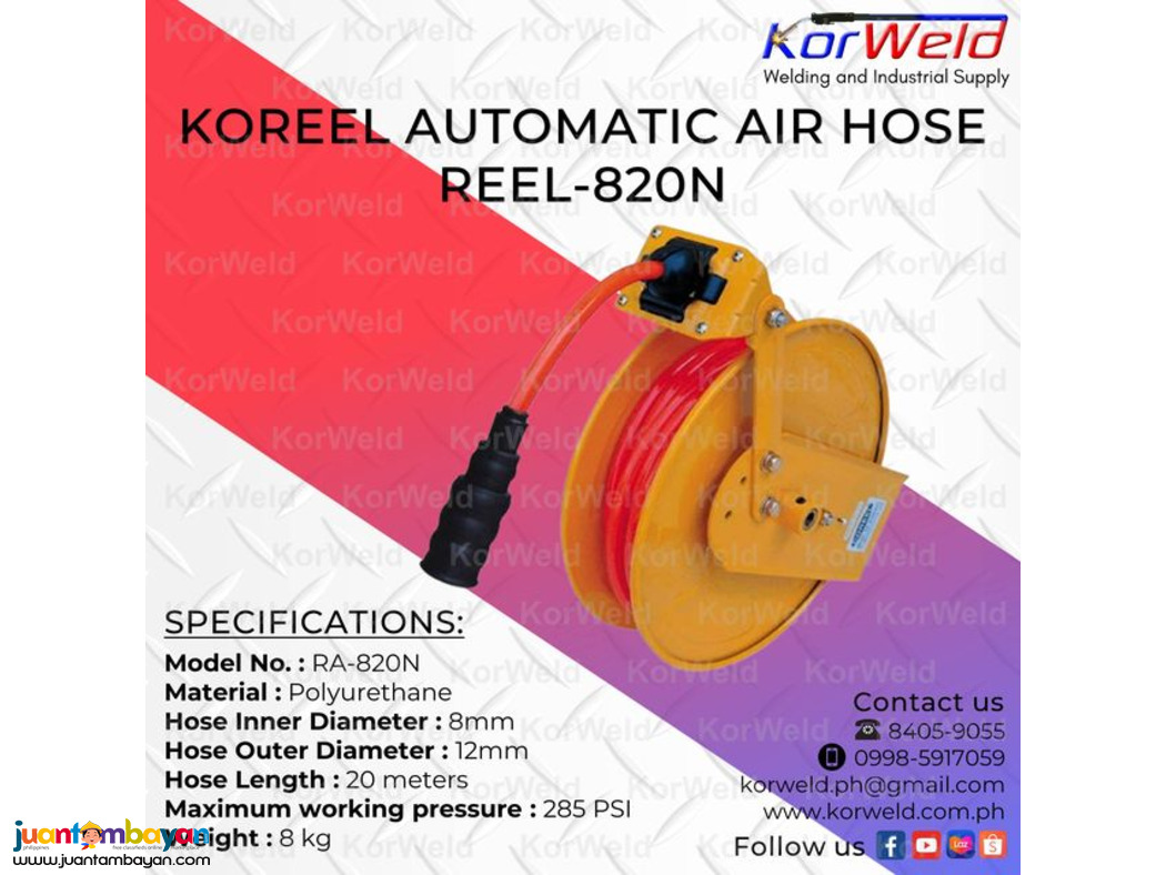 Koreel Automatic Air Hose ReeL RA-820N