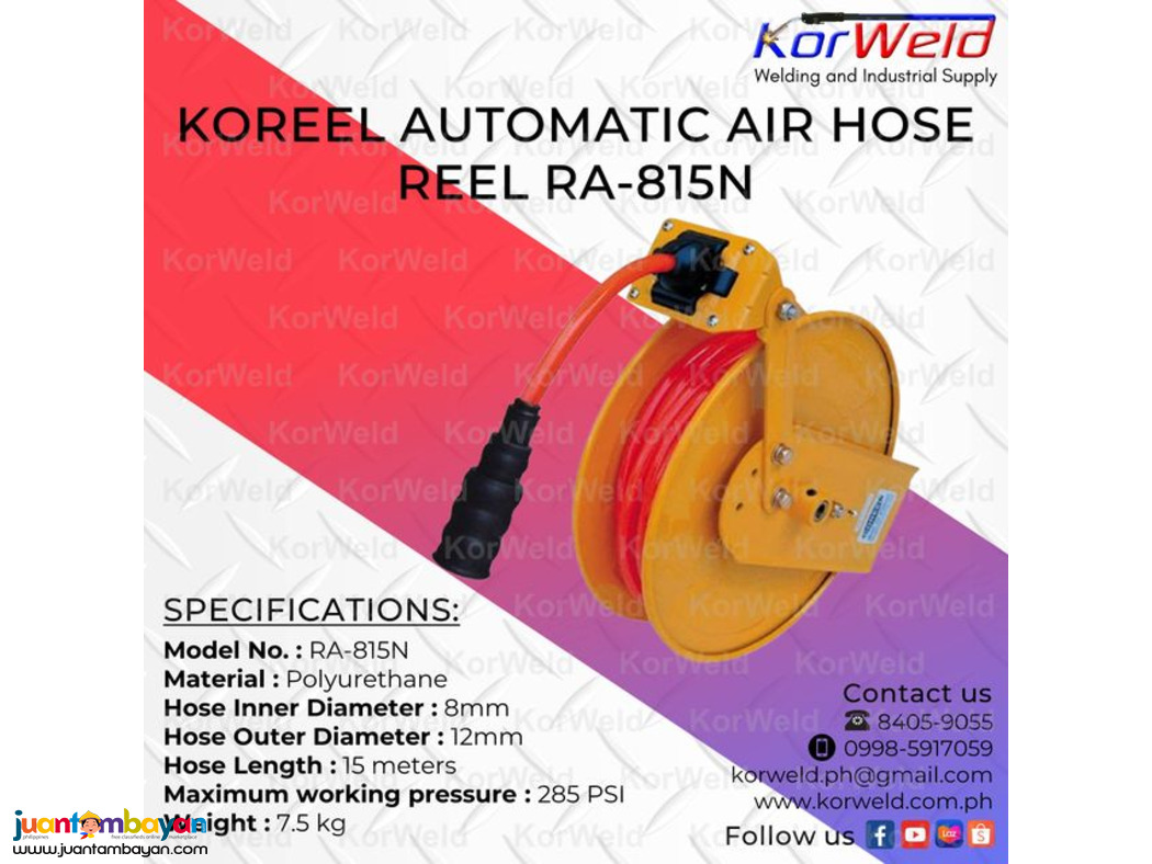 Koreel Automatic Air Hose Reel RA-815N