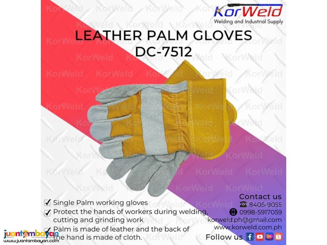 Leather Palm Gloves DC-7512